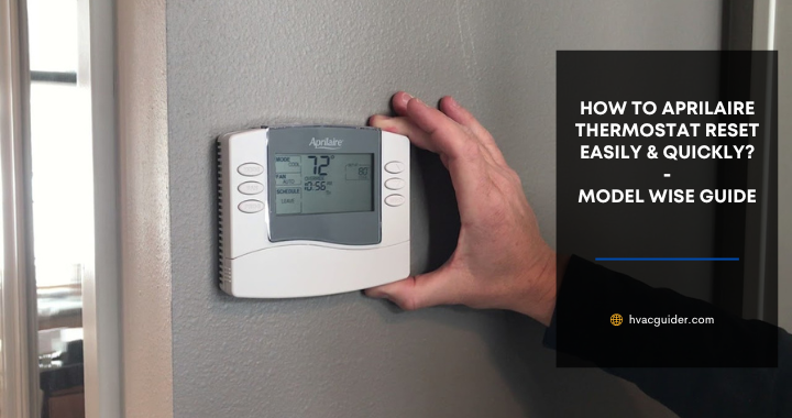 aprilaire thermostat reset