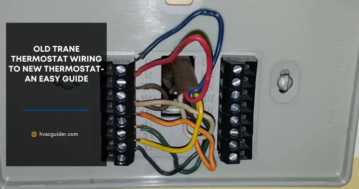 old trane thermostat wiring