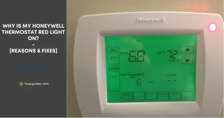 honeywell thermostat red light