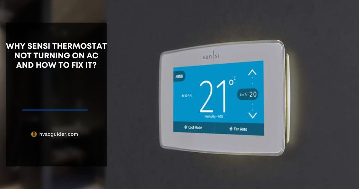 sensi thermostat not turning on ac