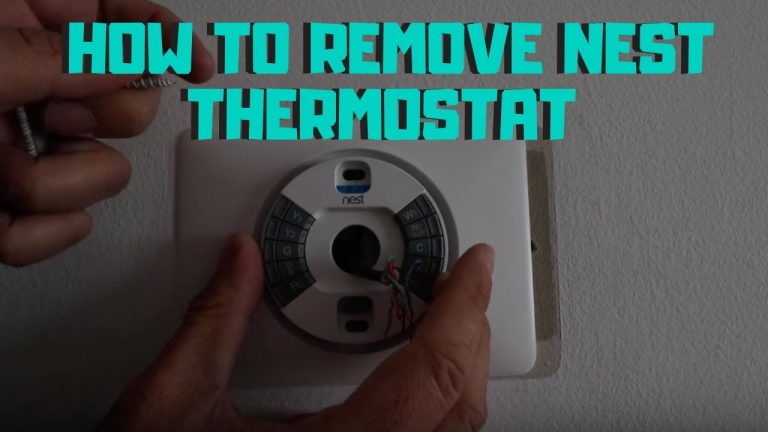 How to Remove Wires from Nest Thermostat