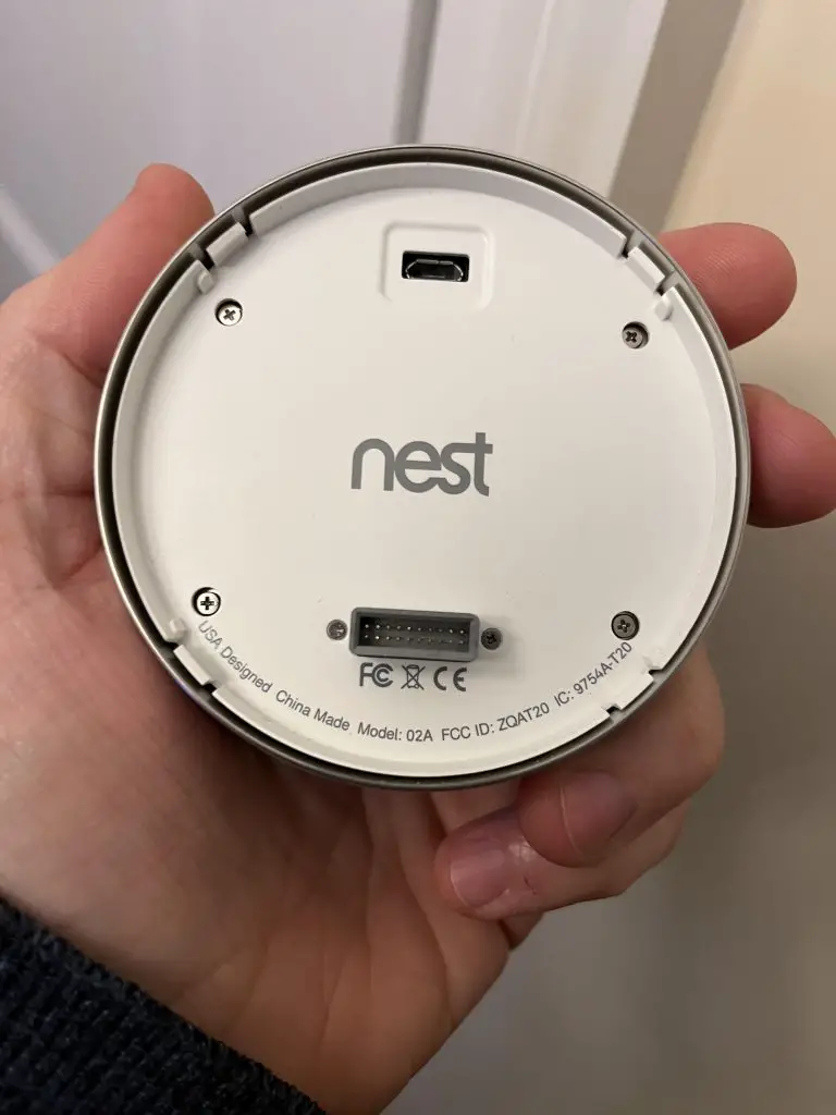 Nest Entry Key This Thermostat is Connected to an Account