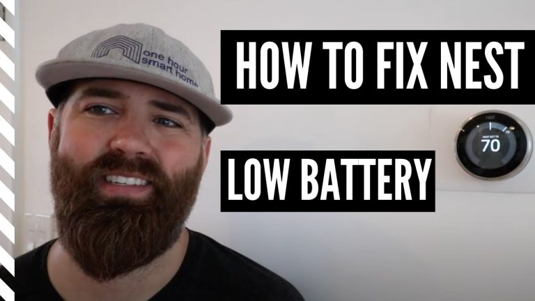 Nest Thermostat Low Battery Fix